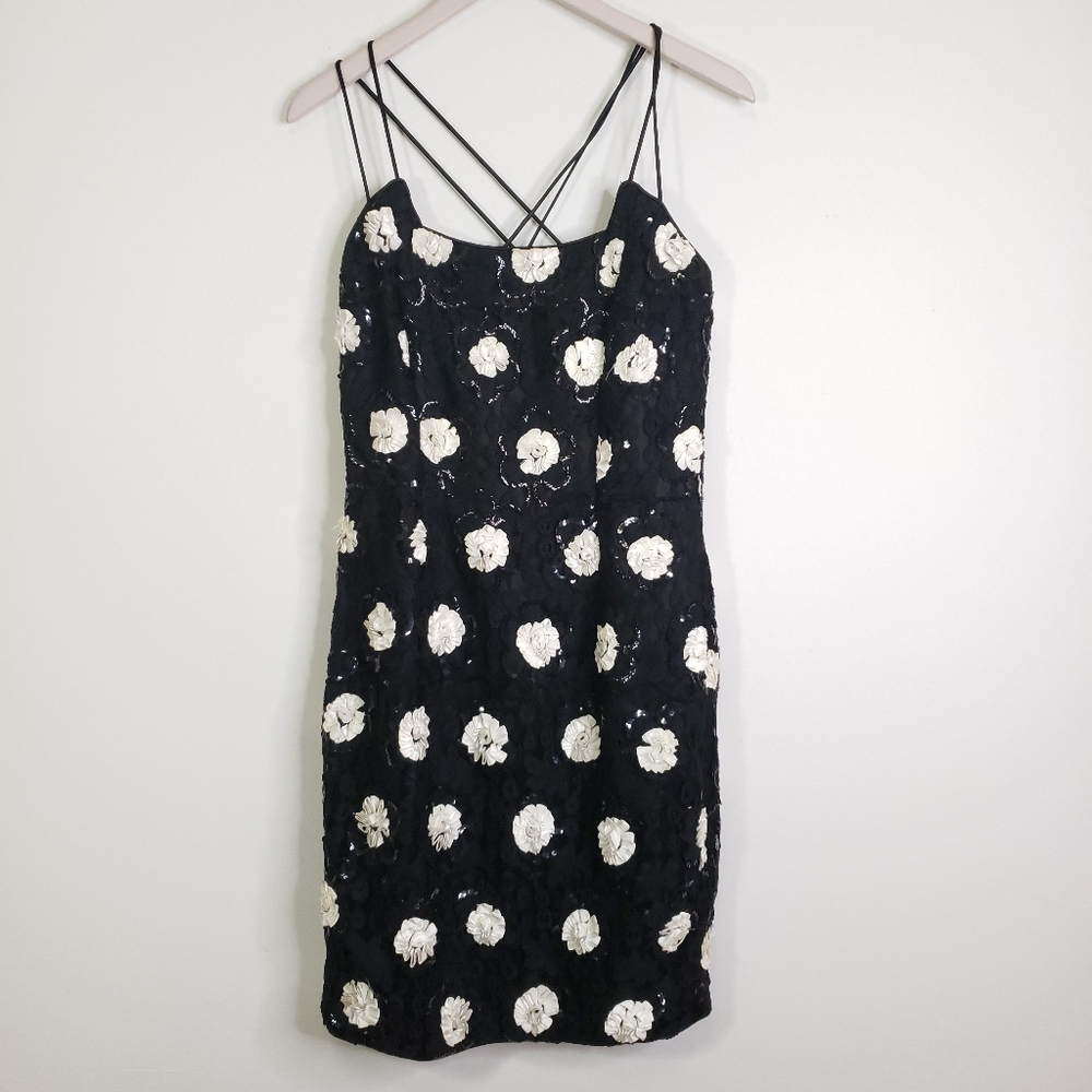 Jessica McClintock Vintage Embellish Sheath Dress